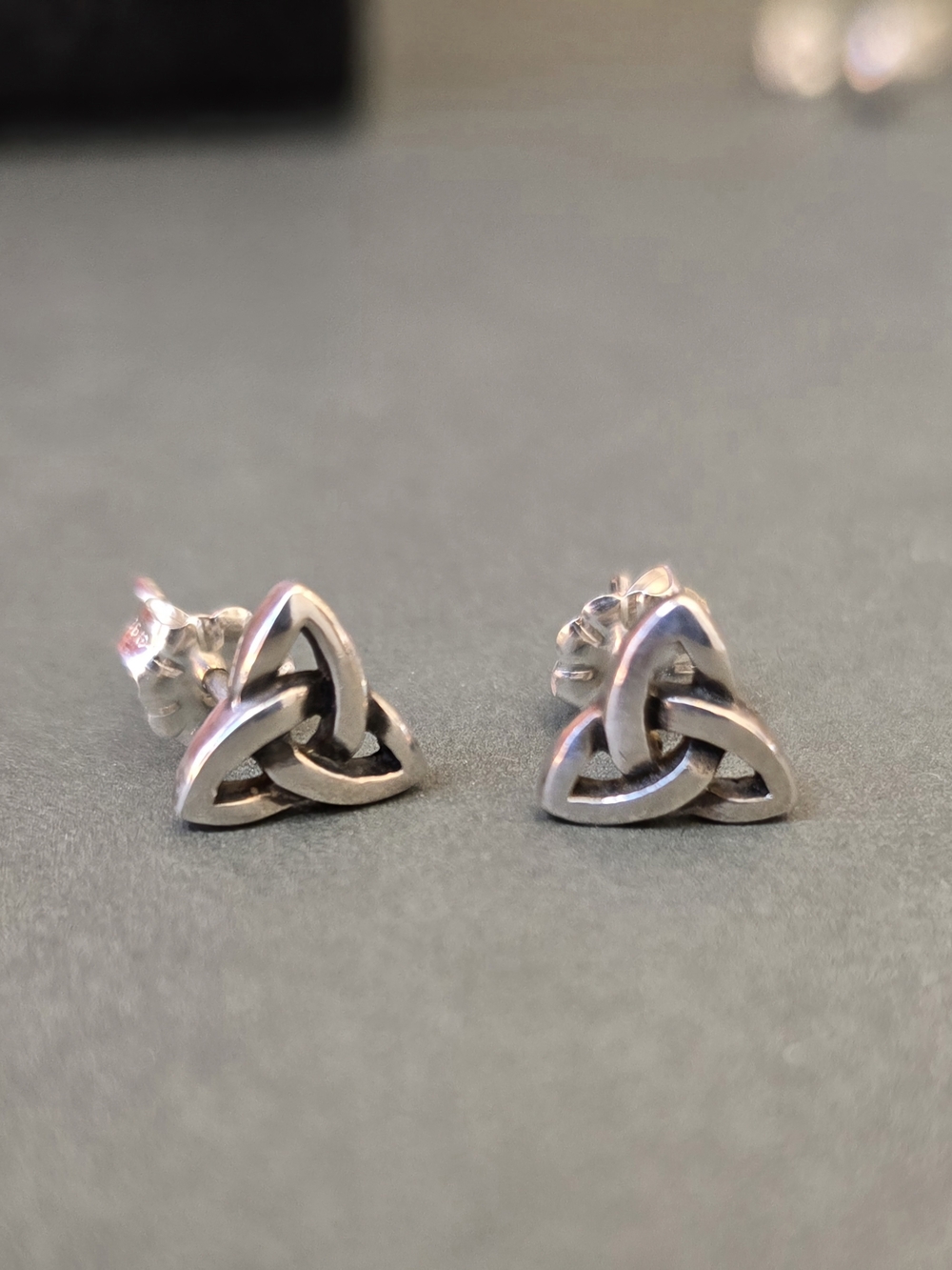 Sterling Silver Celtic Knot Stud Earrings